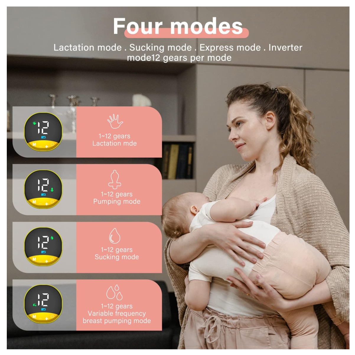Miniatura 4 de Extractor leche Manos Libres pantalla